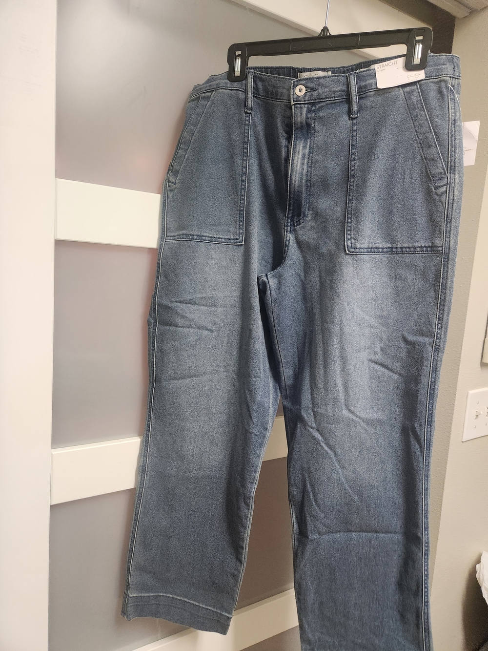 Jessica Simpson Women's Straight Jeans in Medium Blue Wash